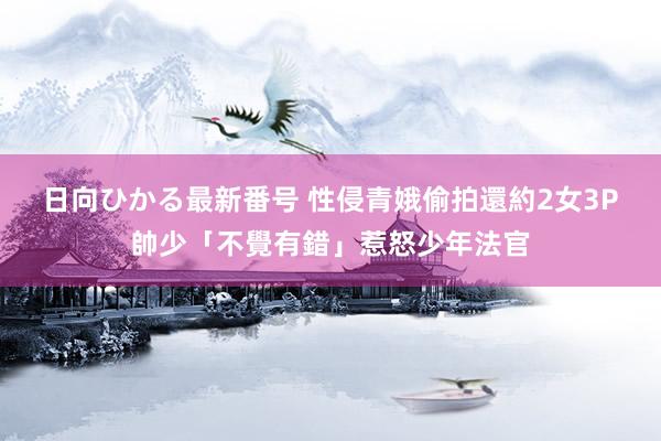 日向ひかる最新番号 性侵青娥偷拍還約2女3P　帥少「不覺有錯」惹怒少年法官