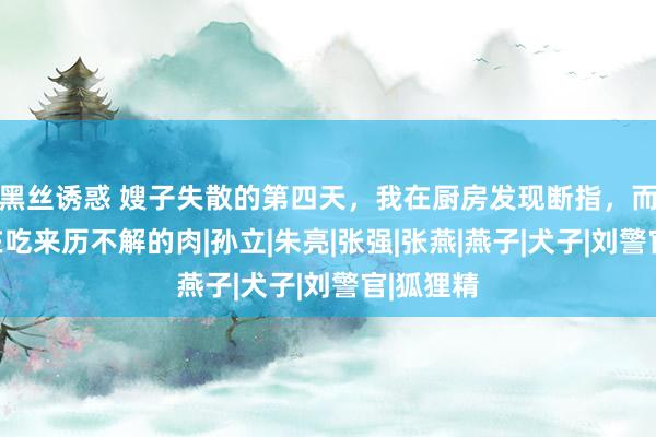 黑丝诱惑 嫂子失散的第四天，我在厨房发现断指，而老迈正在吃来历不解的肉|孙立|朱亮|张强|张燕|燕子|犬子|刘警官|狐狸精