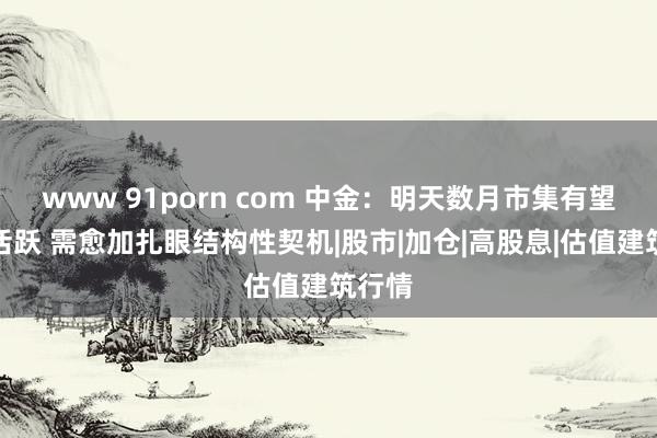 www 91porn com 中金：明天数月市集有望保抓活跃 需愈加扎眼结构性契机|股市|加仓|高股息|估值建筑行情